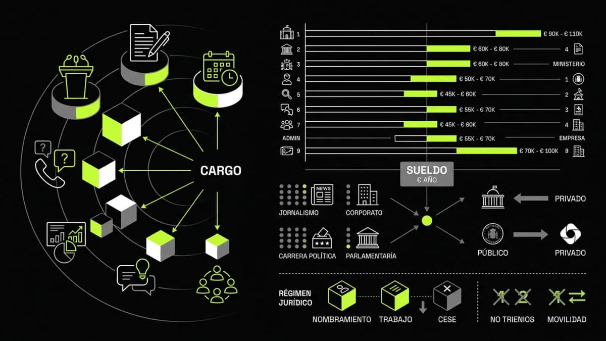 Infografía resumen del artículo: ¿Cuánto cobra un jefe de prensa institucional?
