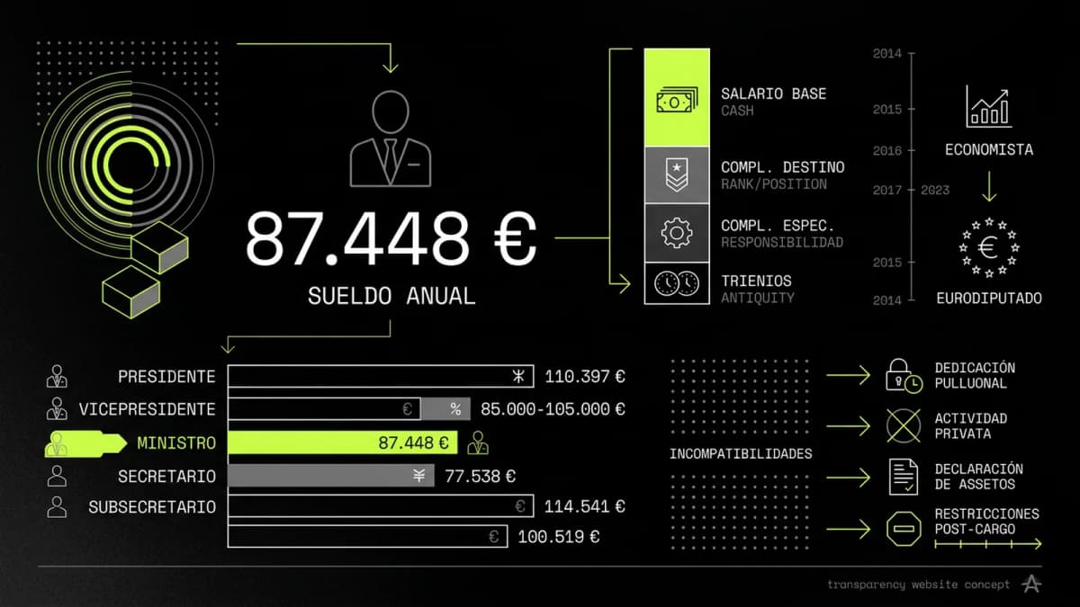 Infografía resumen del artículo: ¿Cuánto cobra Ernest Urtasun?