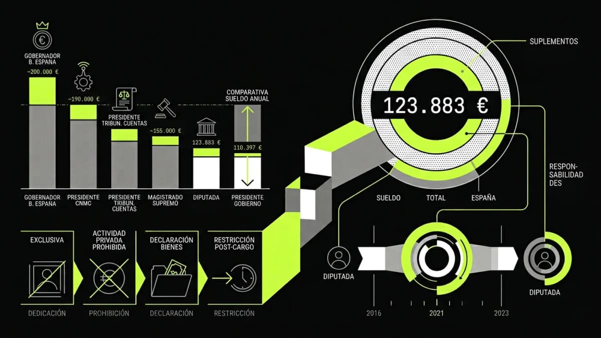 Infografía resumen del artículo: ¿Cuánto cobra Ione Belarra?