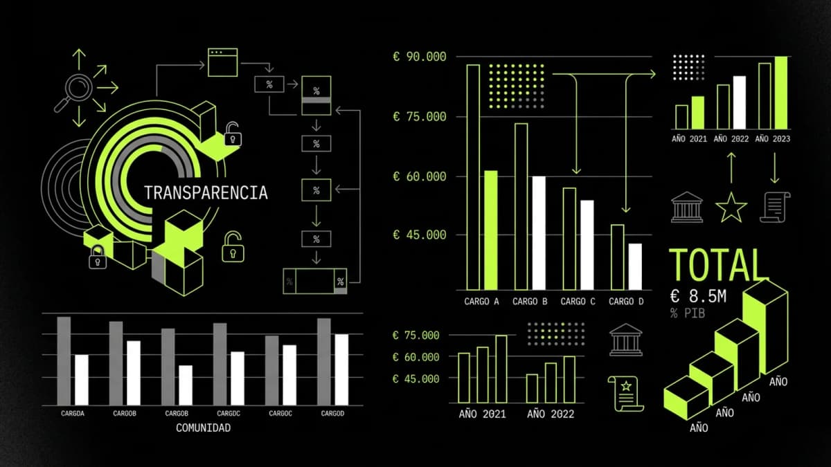 Infografía resumen del artículo: ¿Cuánto cobra Jorge Azcón?